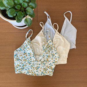 Bralettes (Set of 3)